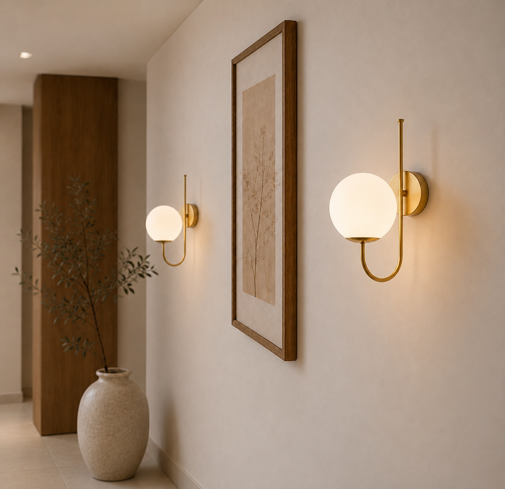 Nawa | Modern gold wall light