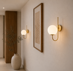 Nawa | Modern gold wall light