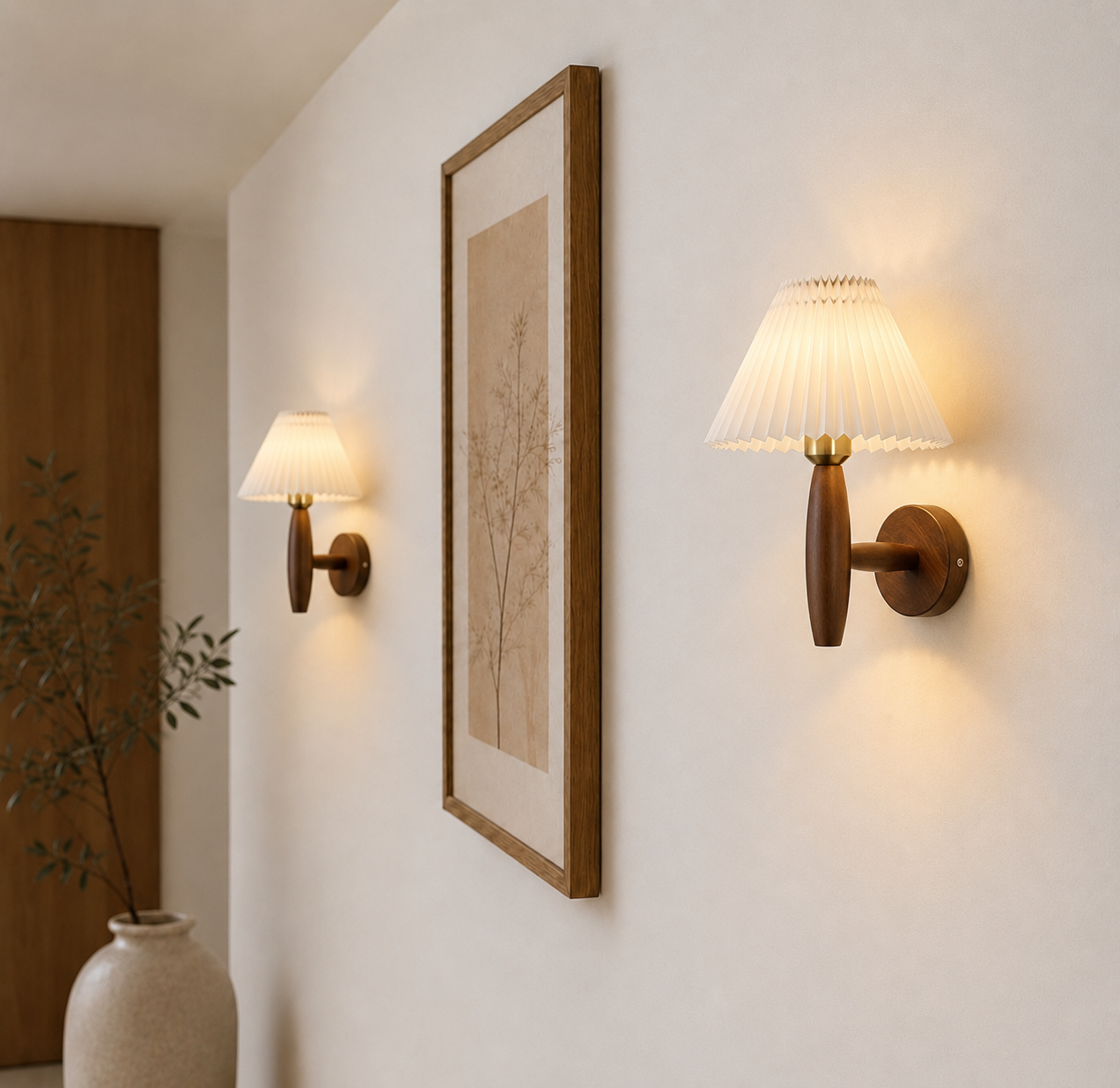 Haia | Modern pleated wall light
