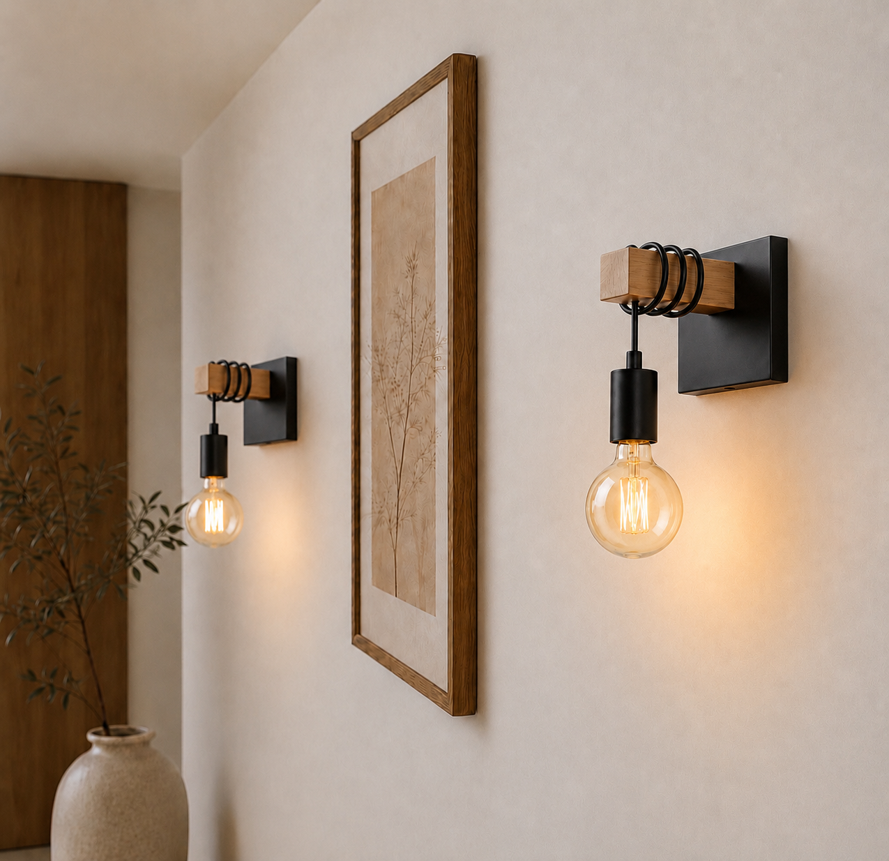 Mona | Modern Industrial Wall Light