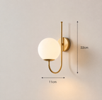 Nawa | Modern gold wall light